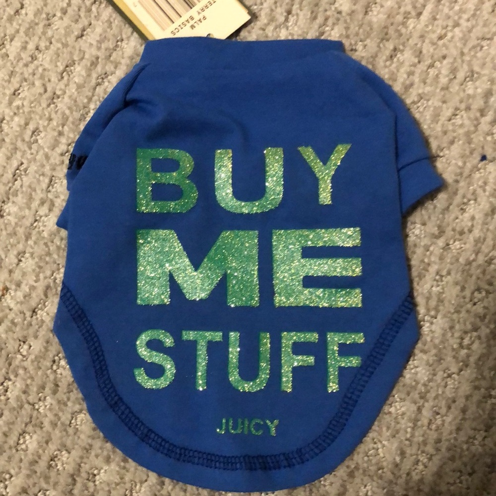 NWT Juicy Couture Dog shirt size XS